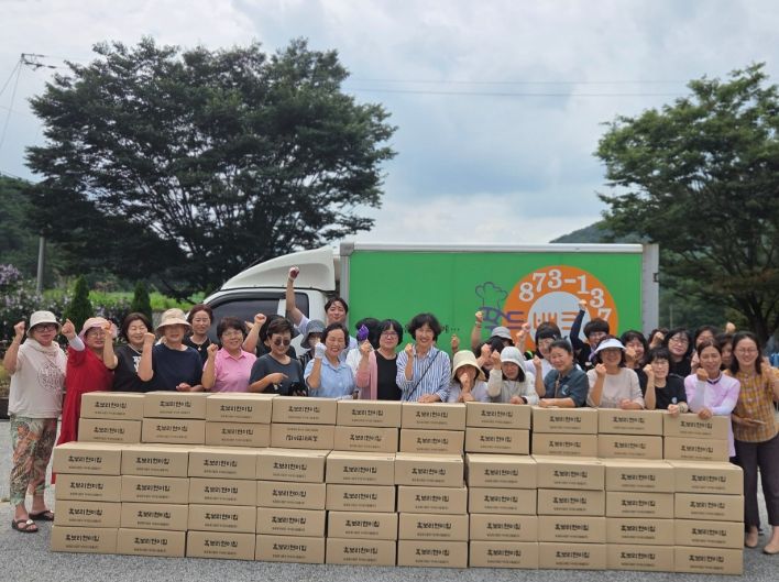 농업회사법인 넉넉한 사람들(주), 흑보리현미칩 200박스 기부