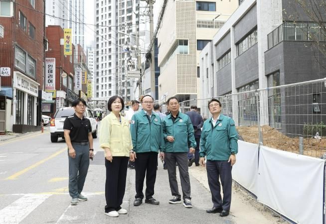 광명시의회 복지문화건설위원회, 광복로 지중화 공사 현장 점검