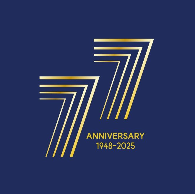 77주년 기념 엠블럼.