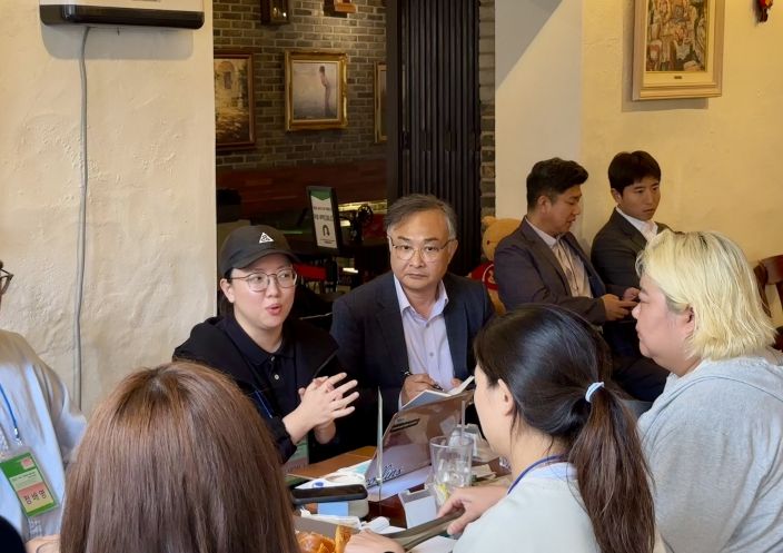 조옥현 도의원 청년예술인 간담회