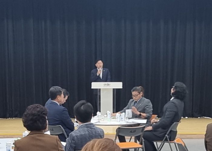 김정희 전라남도의회 순천 학교운영위원장 협의회 정기회 축사