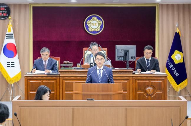 광주 동구의회 김재식의원 ‘야간관광 활성화 필요’ 5분발언 진행