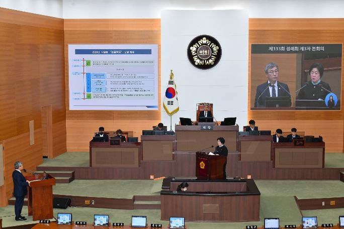 제333회 정례회 제3차 본회의 시정질문