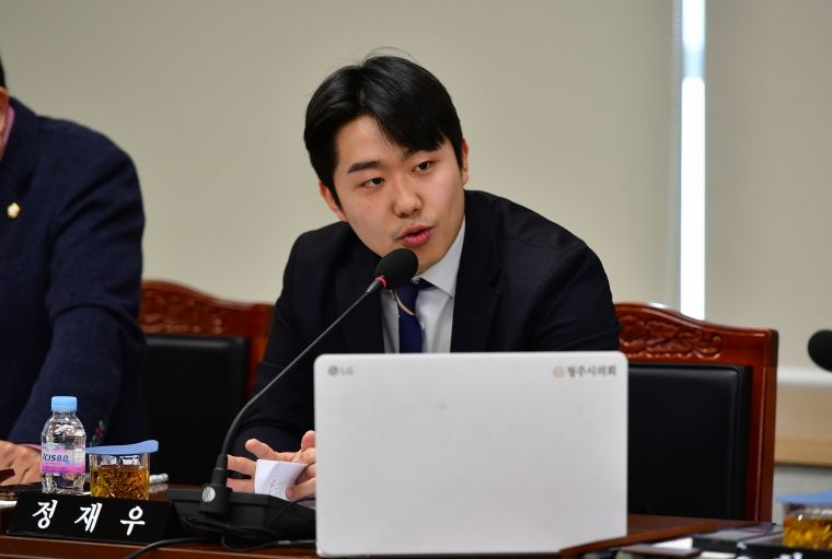 정재우 의원(행정안전위원회 발언사진)