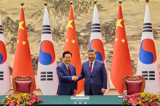 한·중 MOU 서명식(청와대)