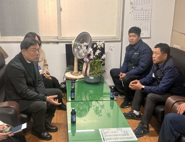 김종훈 동구청장 기업체 및 노조 방문