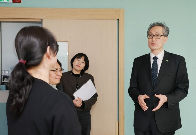 유득원 행정부시장, 설 명절 맞아 복지시설 위문