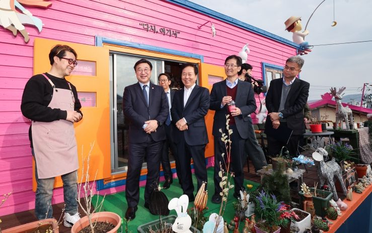 행안부장관, 우수 마을기업 현장방문