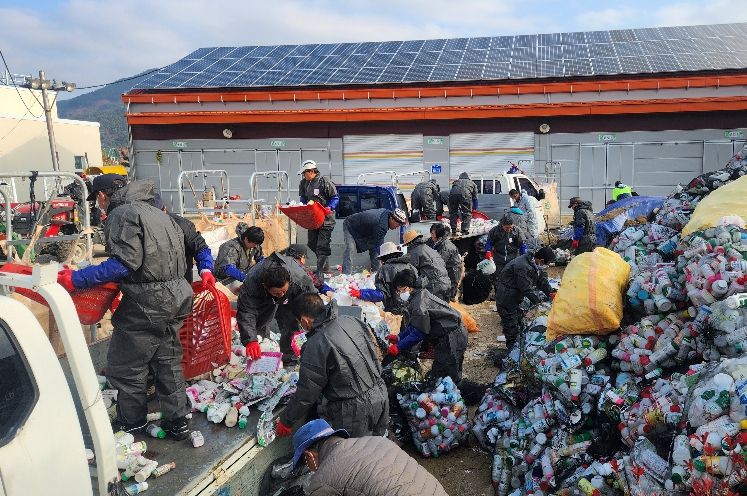 무주군 농약 빈병 및 영농 폐자재 수거 및 분리 선별