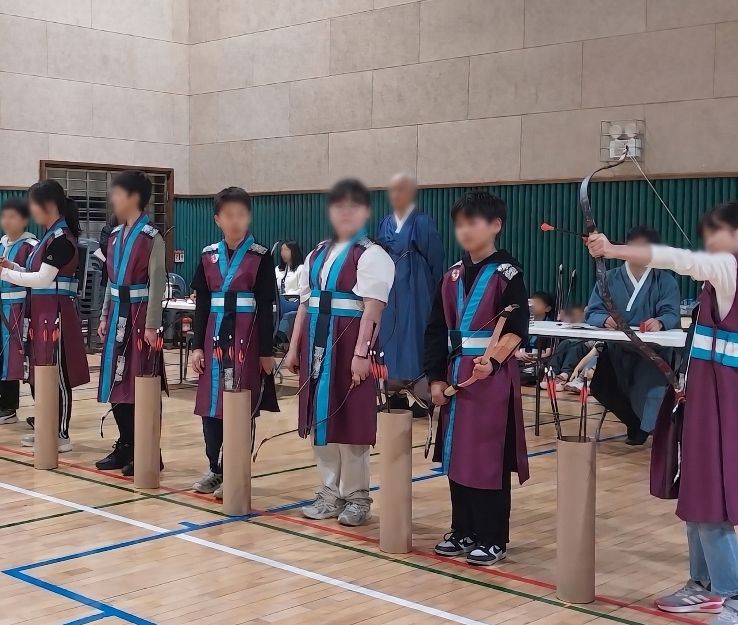 지난해 실시한 ‘제1회 이순신 활쏘기 대회’ 초등부